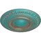 Ekena Millwork Artis Ceiling Medallion (Fits Canopies up to 6 7/8"), 15 3/4"OD x 1 3/8"P, Copper Green Patina CM15ARCGS - alternate 2